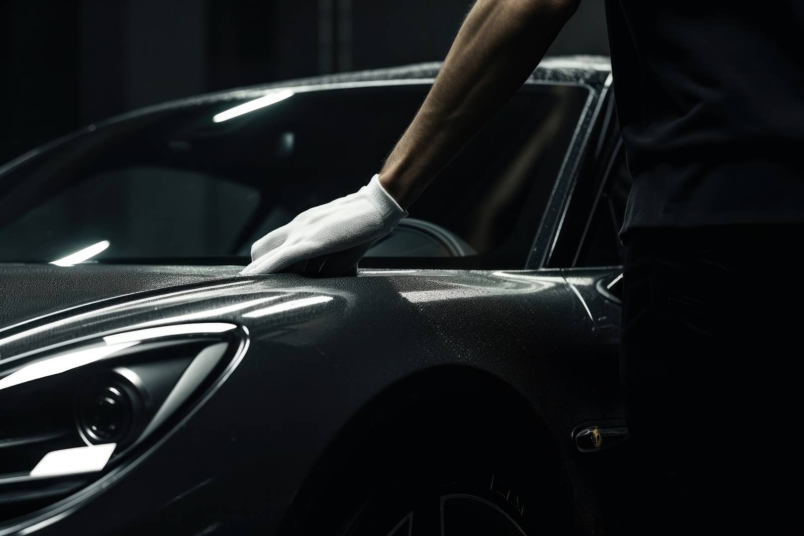 Car washing background